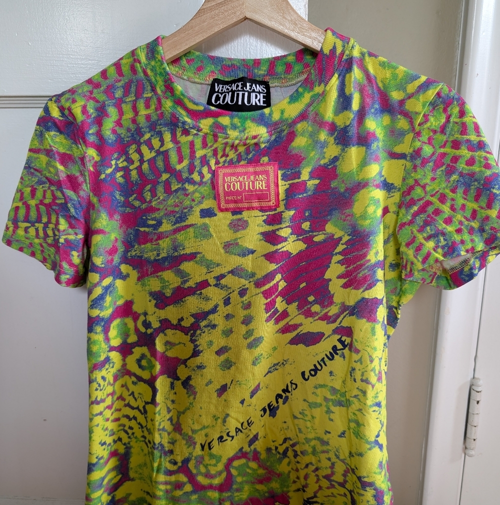 Versace Jeans Couture Tie-dye T-Shirt Size S